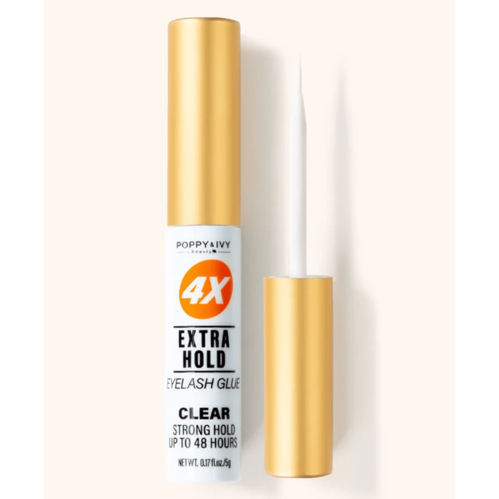 Poppy & Ivy 4X Extra Hold Eyelash Glue - 5g - Beauty Exchange Beauty Supply