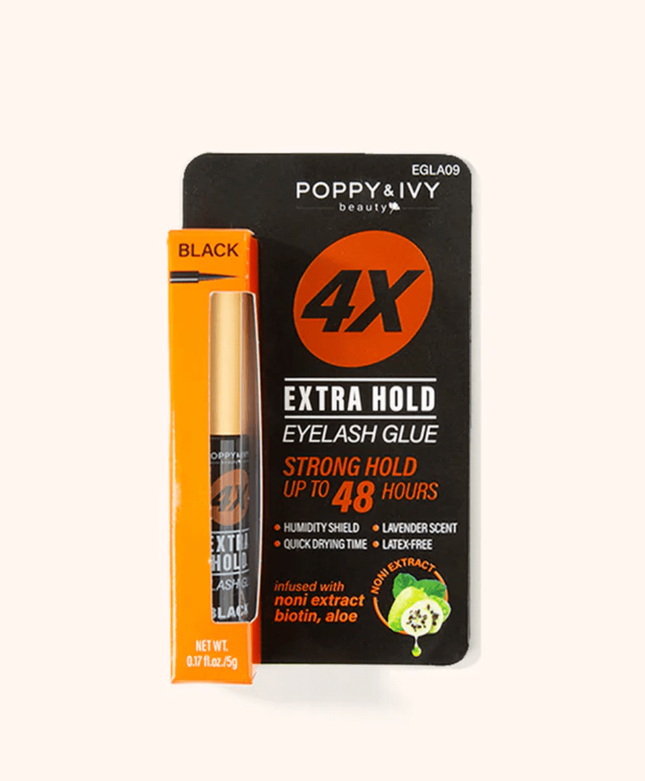 Poppy & Ivy 4X Extra Hold Eyelash Glue - 5g - Beauty Exchange Beauty Supply