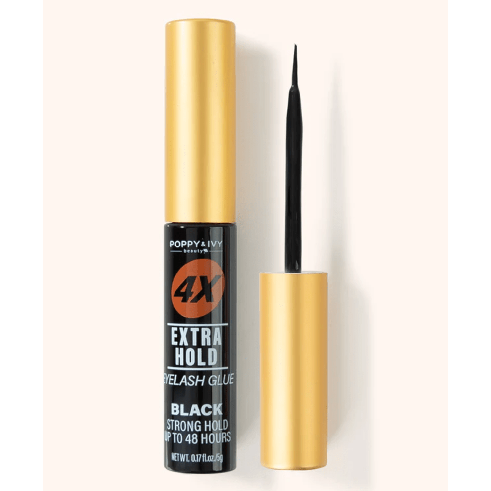 Poppy & Ivy 4X Extra Hold Eyelash Glue - 5g - Beauty Exchange Beauty Supply