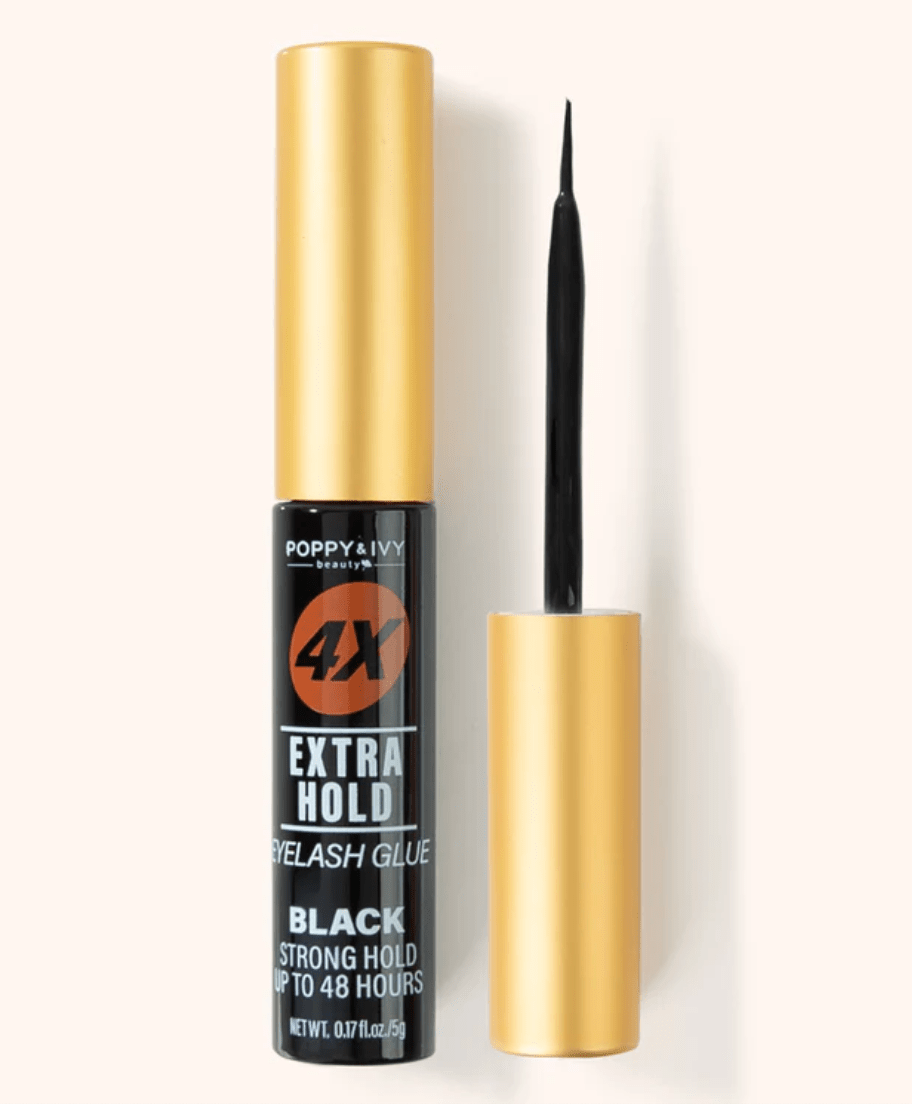 Poppy & Ivy 4X Extra Hold Eyelash Glue - 5g - Beauty Exchange Beauty Supply