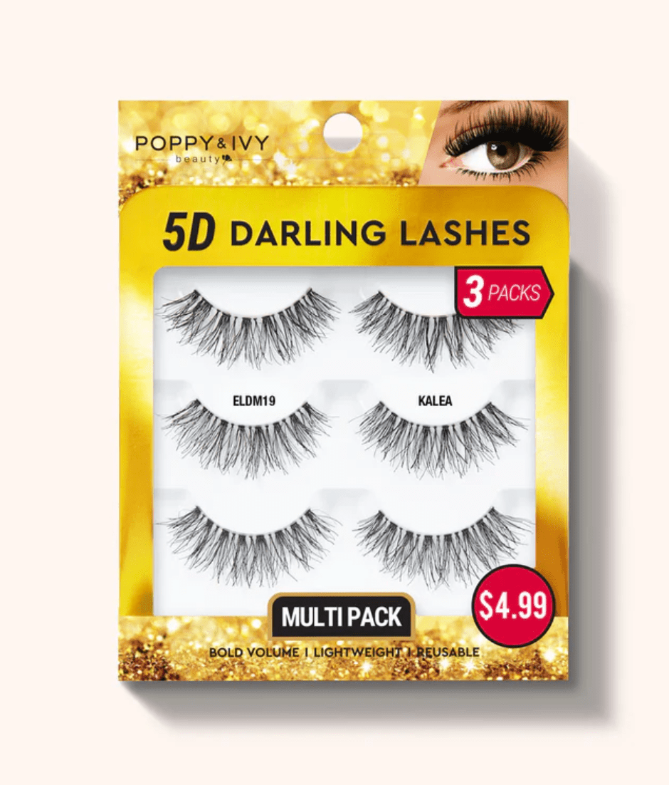 Poppy & Ivy 5D Darling Lashes - 3 Pairs - Beauty Exchange Beauty Supply
