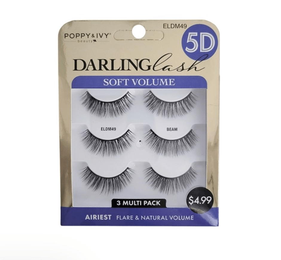 Poppy & Ivy 5D Darling Volume Lashes - 3 Pairs - Beauty Exchange Beauty Supply