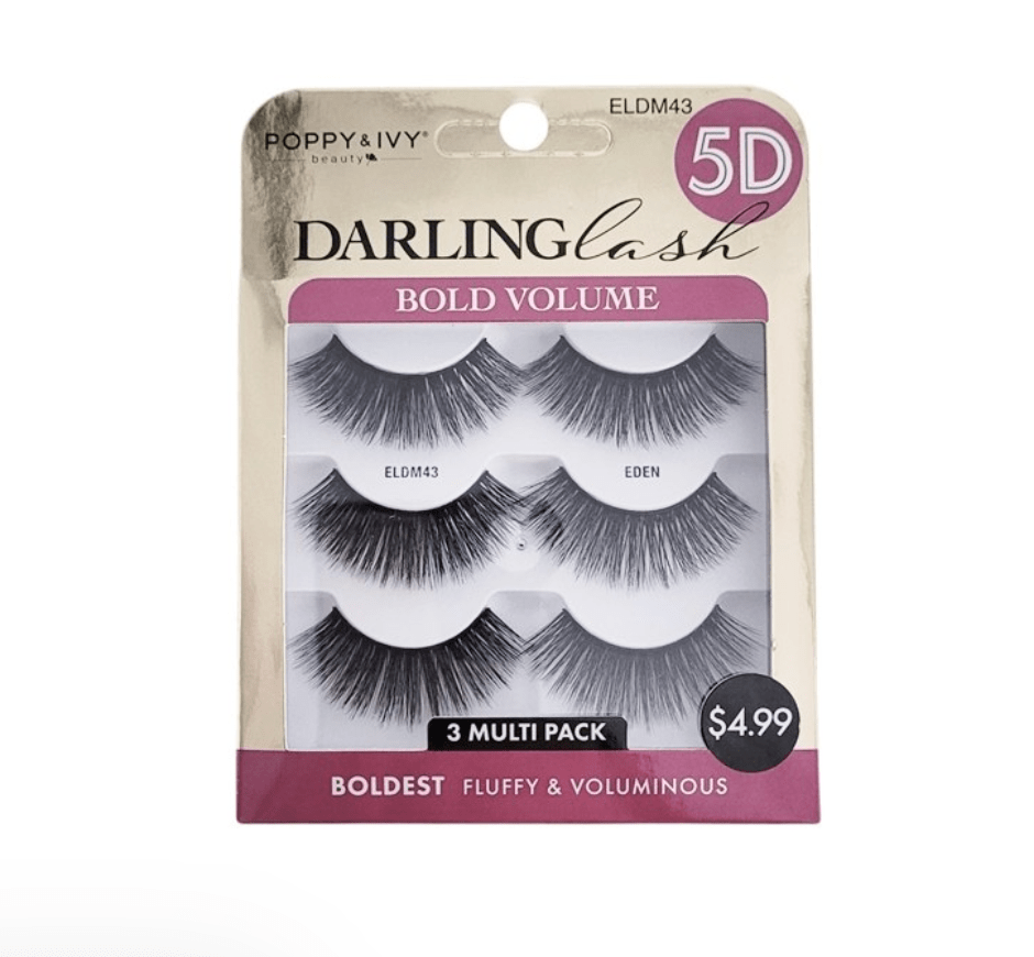 Poppy & Ivy 5D Darling Volume Lashes - 3 Pairs - Beauty Exchange Beauty Supply