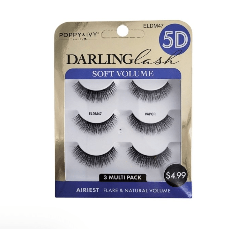 Poppy & Ivy 5D Darling Volume Lashes - 3 Pairs - Beauty Exchange Beauty Supply