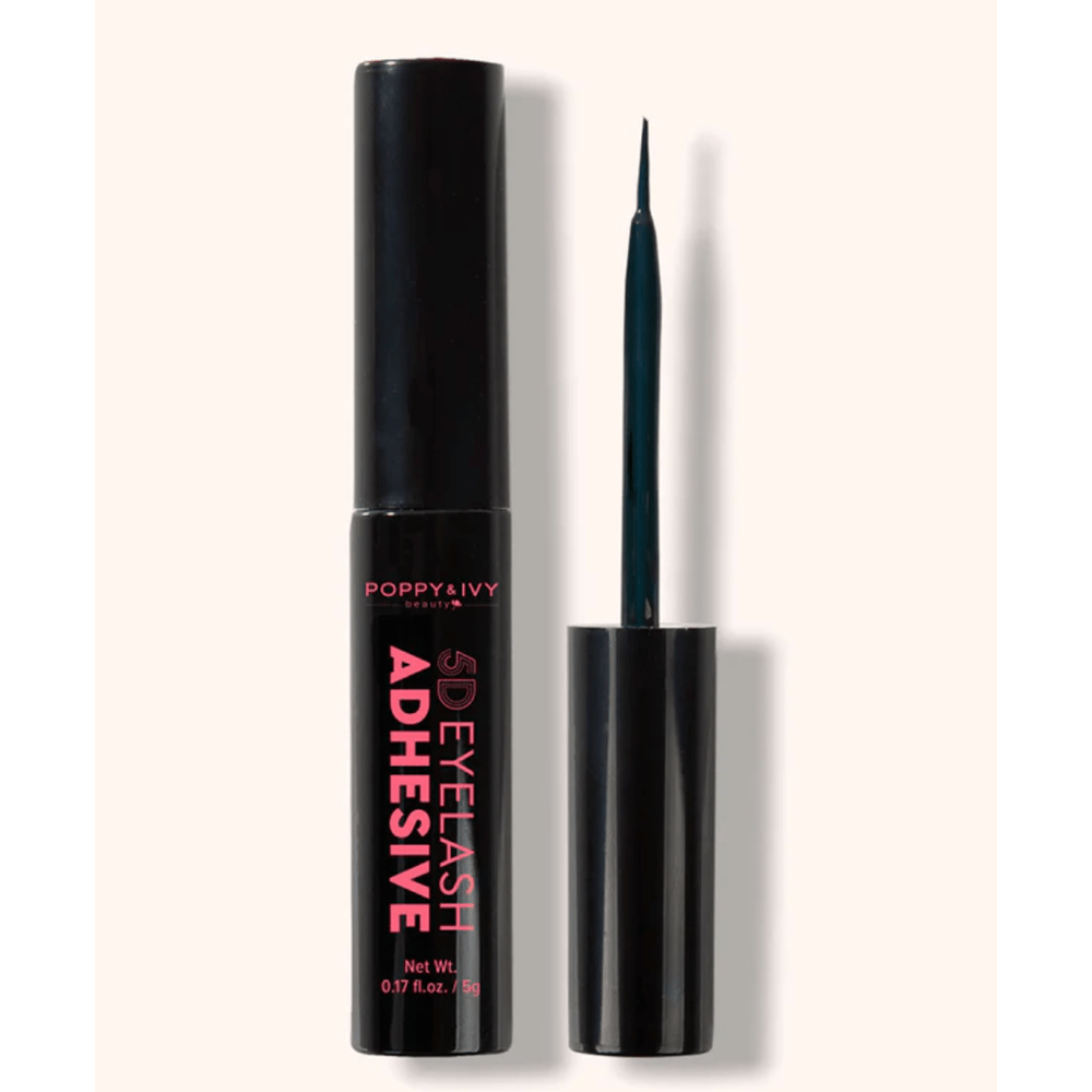 Poppy & Ivy 5D Eyelash Brush Adhesive Fast Drying - 5g - Beauty Exchange Beauty Supply