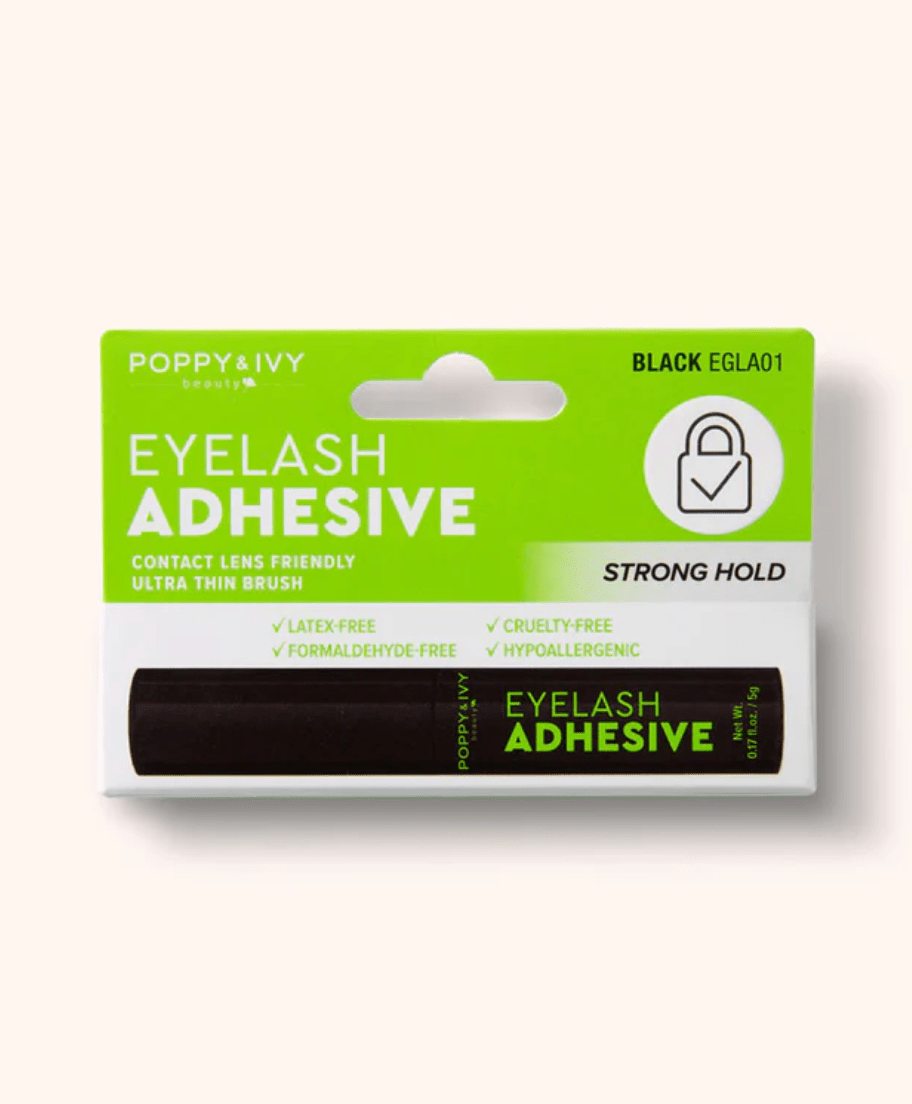 Poppy & Ivy Brush Lash Adhesive Black & Clear - 5g - Beauty Exchange Beauty Supply