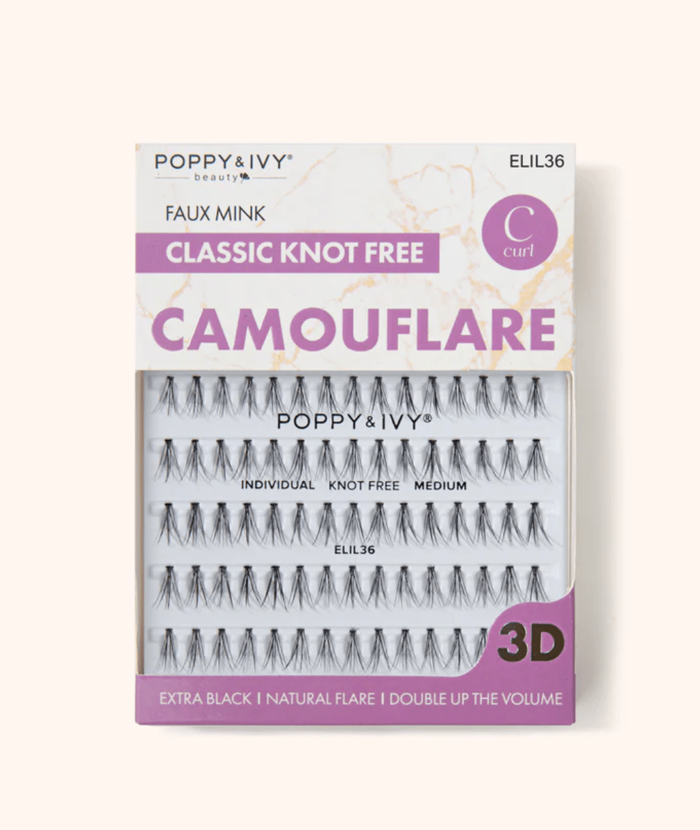 Poppy & Ivy Camouflage Classic Individual Lashes – C Curl - Beauty Exchange Beauty Supply