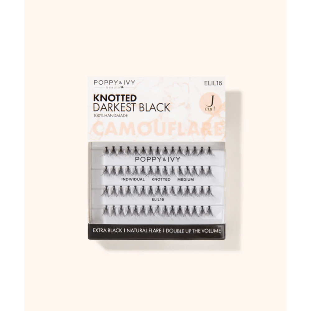 Poppy & Ivy Camouflage Knotted Individual & Trio Lashes - Beauty Exchange Beauty Supply