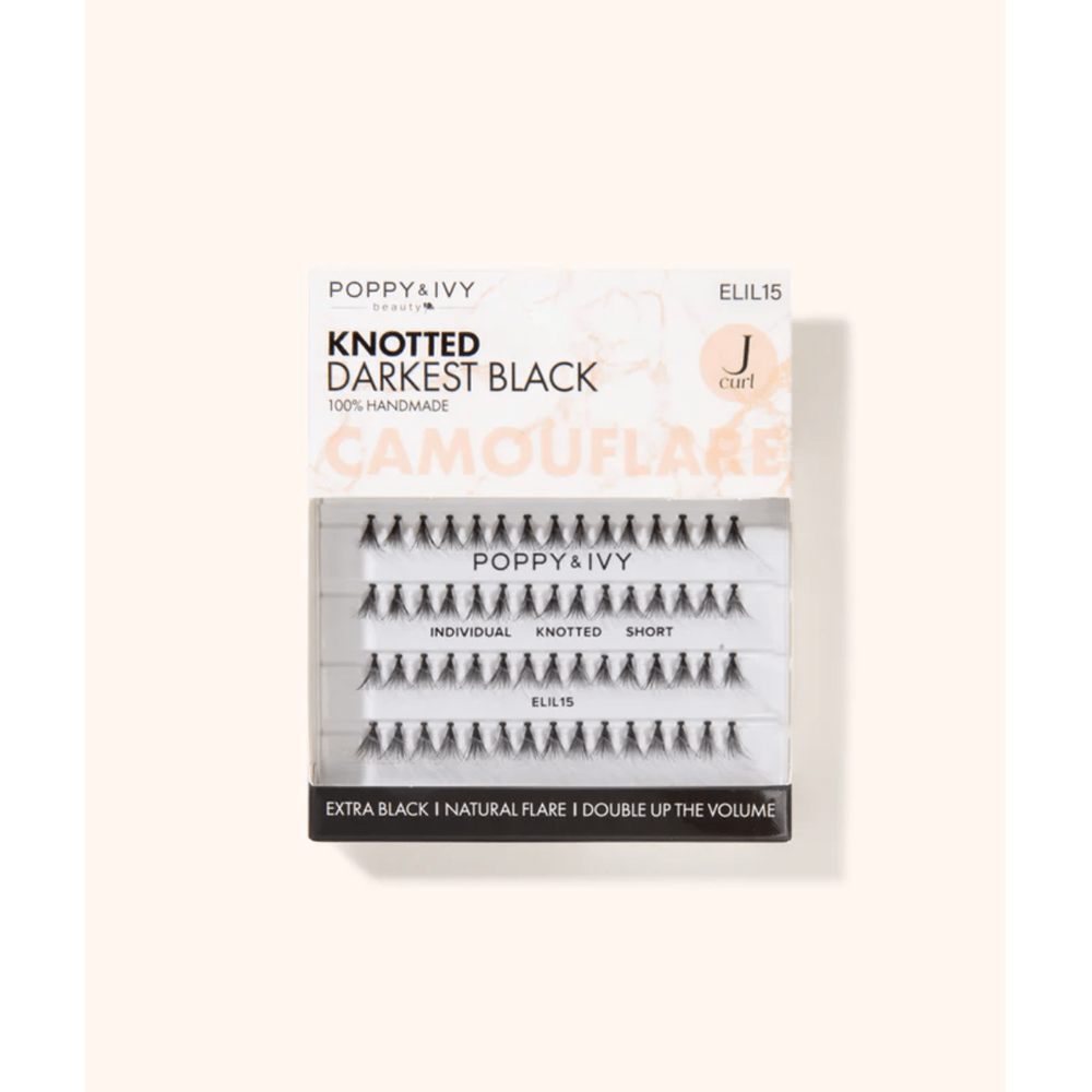 Poppy & Ivy Camouflage Knotted Individual & Trio Lashes - Beauty Exchange Beauty Supply