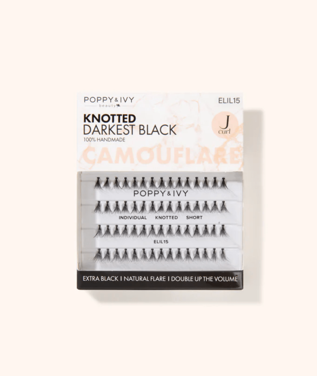 Poppy & Ivy Camouflage Knotted Individual & Trio Lashes - Beauty Exchange Beauty Supply