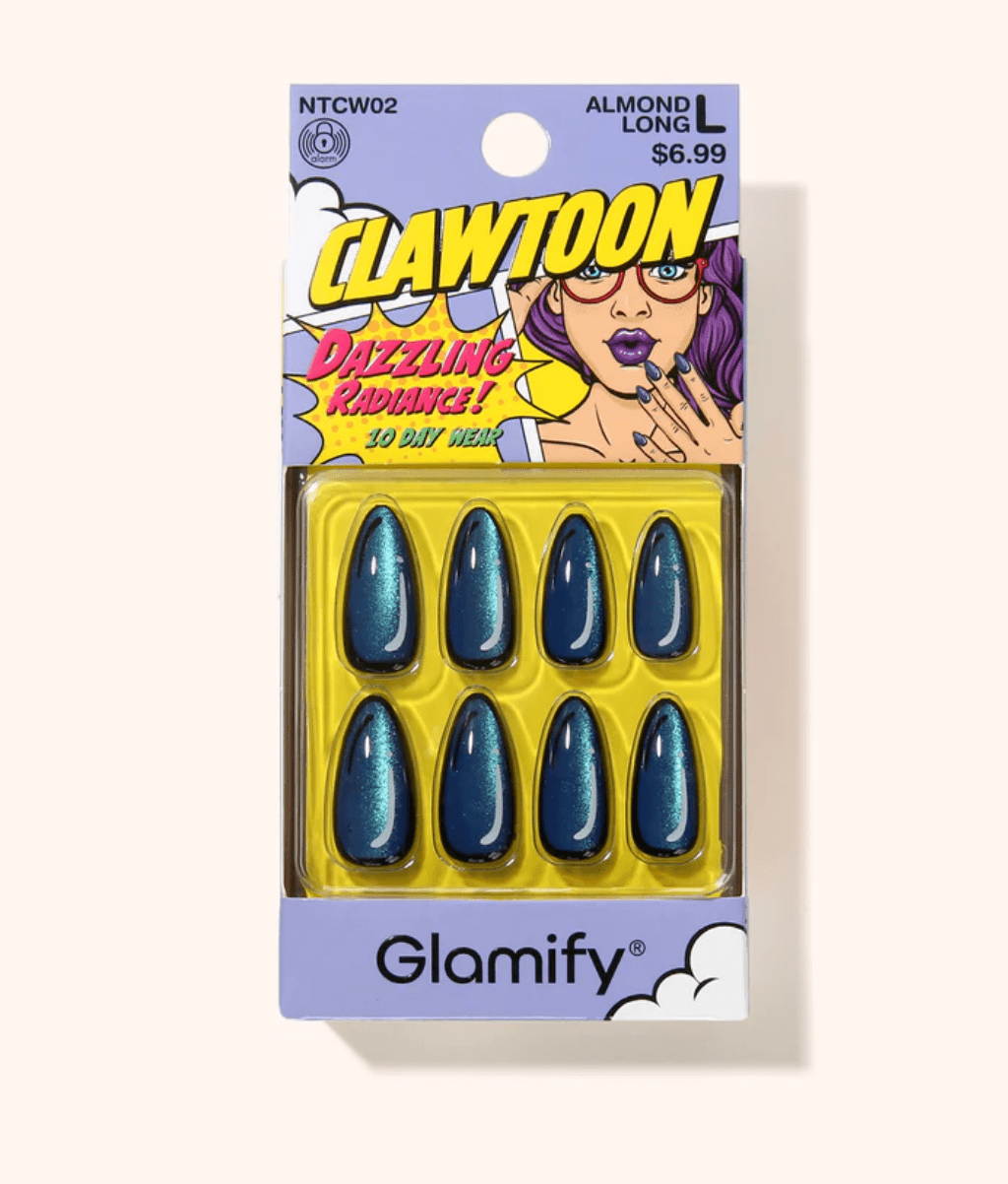 Poppy & Ivy Clawtoon Press On Nails – Almond Long - Beauty Exchange Beauty Supply