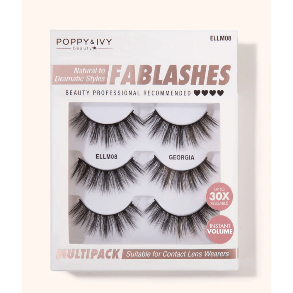 Poppy & Ivy Fablashes Multipack - 3 Pairs - Beauty Exchange Beauty Supply