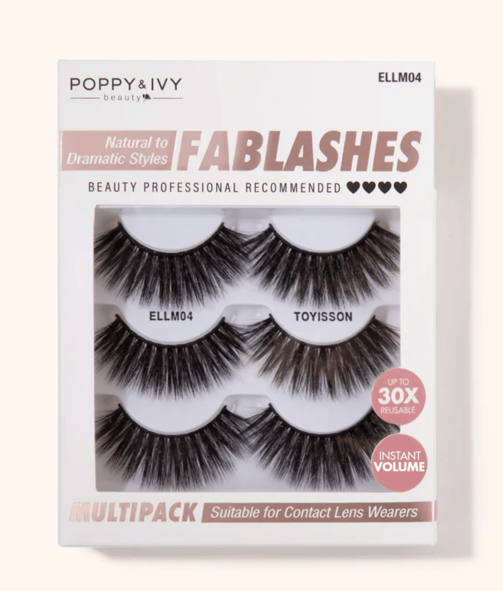 Poppy & Ivy Fablashes Multipack - 3 Pairs - Beauty Exchange Beauty Supply