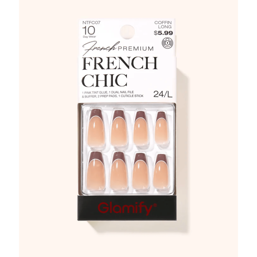Poppy & Ivy French Chic Press On Nails – Trendy Shapes - Beauty Exchange Beauty Supply
