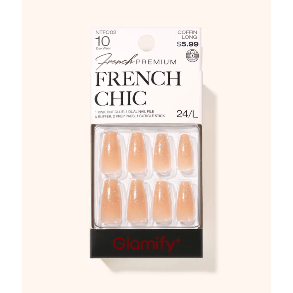 Poppy & Ivy French Chic Press On Nails – Trendy Shapes - Beauty Exchange Beauty Supply