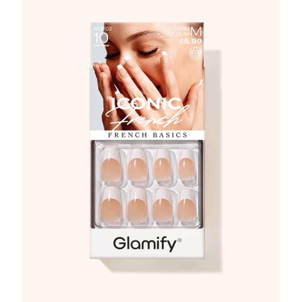 Poppy & Ivy Glamify Iconic French Press On Nails – Luxe Shapes - Beauty Exchange Beauty Supply