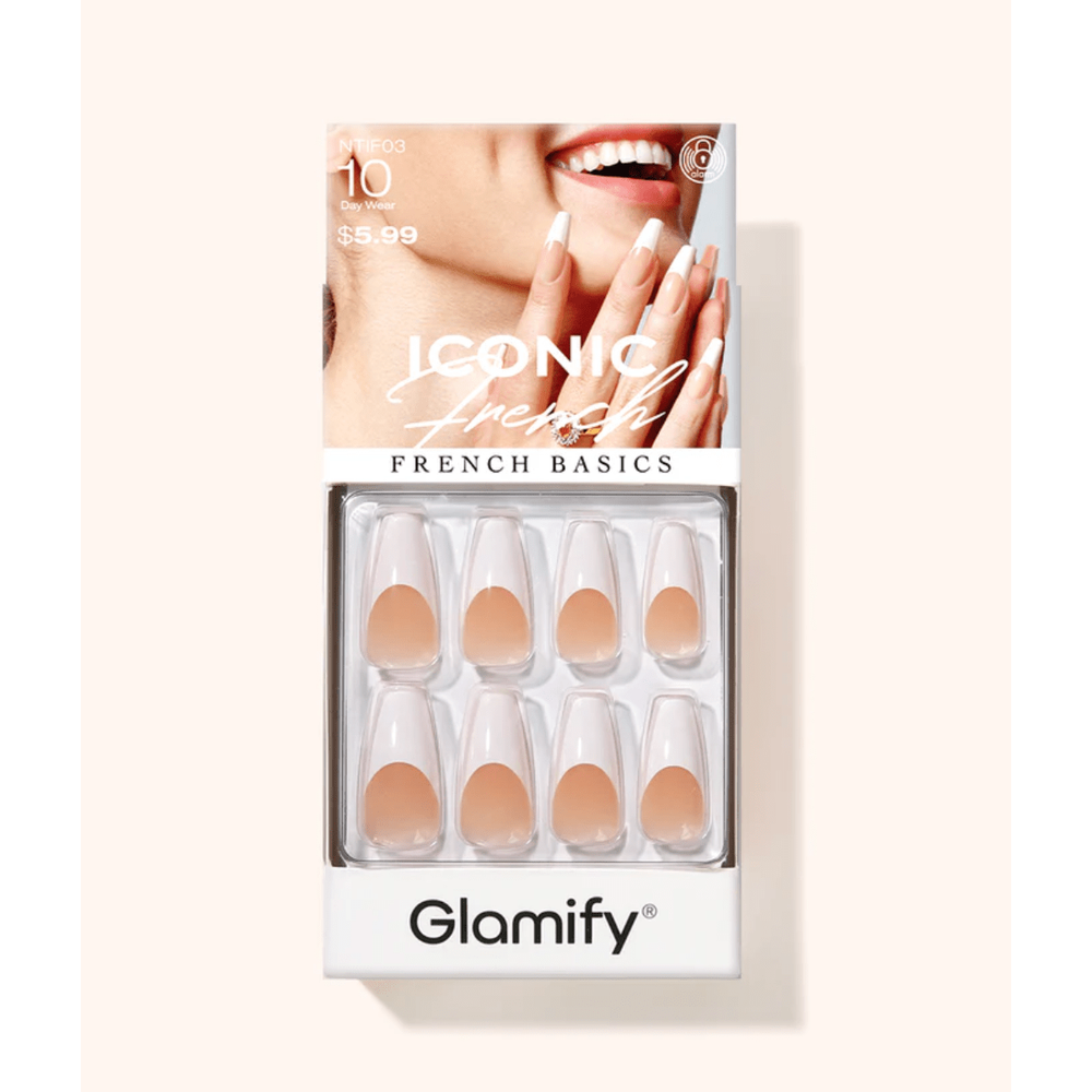 Poppy & Ivy Glamify Iconic French Press On Nails – Luxe Shapes - Beauty Exchange Beauty Supply