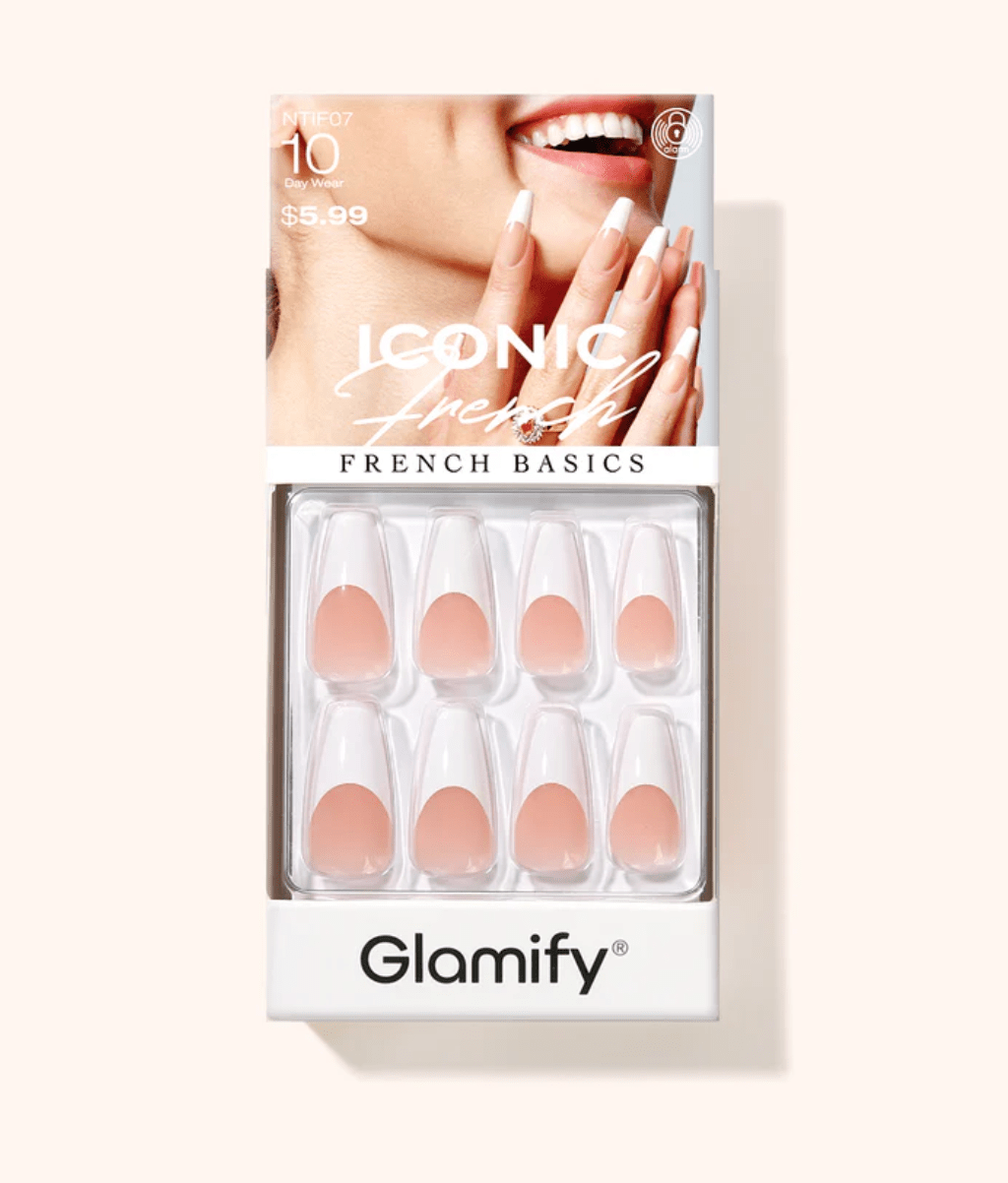 Poppy & Ivy Glamify Iconic French Press On Nails – Luxe Shapes - Beauty Exchange Beauty Supply