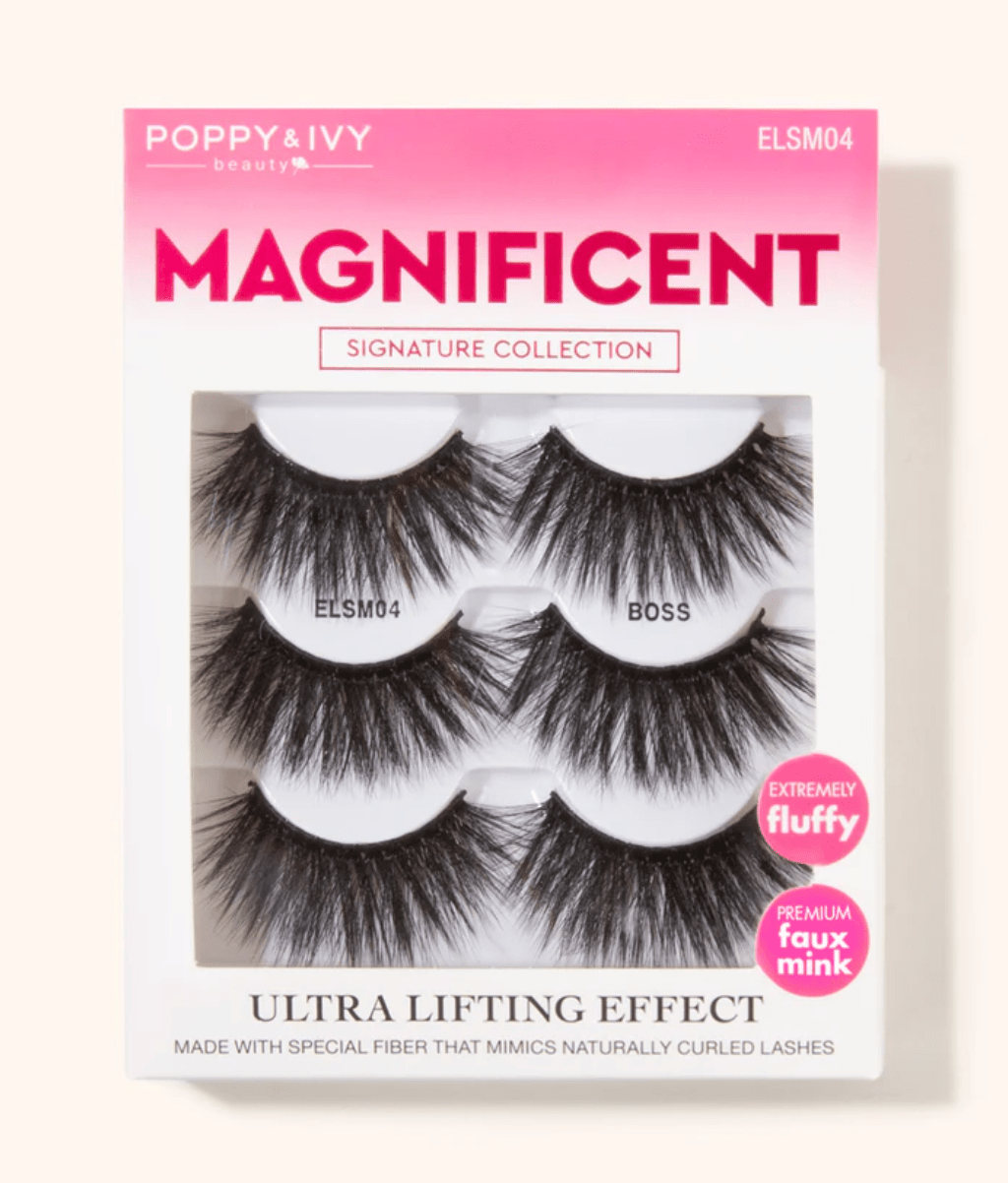 Poppy & Ivy Magnificent 10D Lash Multipack – 3 Pairs - Beauty Exchange Beauty Supply