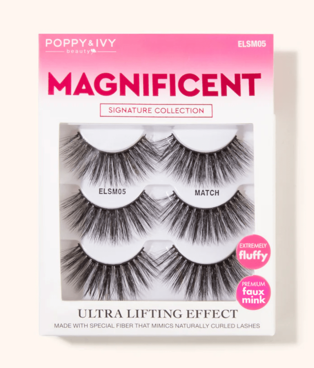 Poppy & Ivy Magnificent 10D Lash Multipack – 3 Pairs - Beauty Exchange Beauty Supply