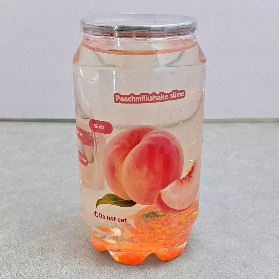 Peach Milkshake Glitter Slime