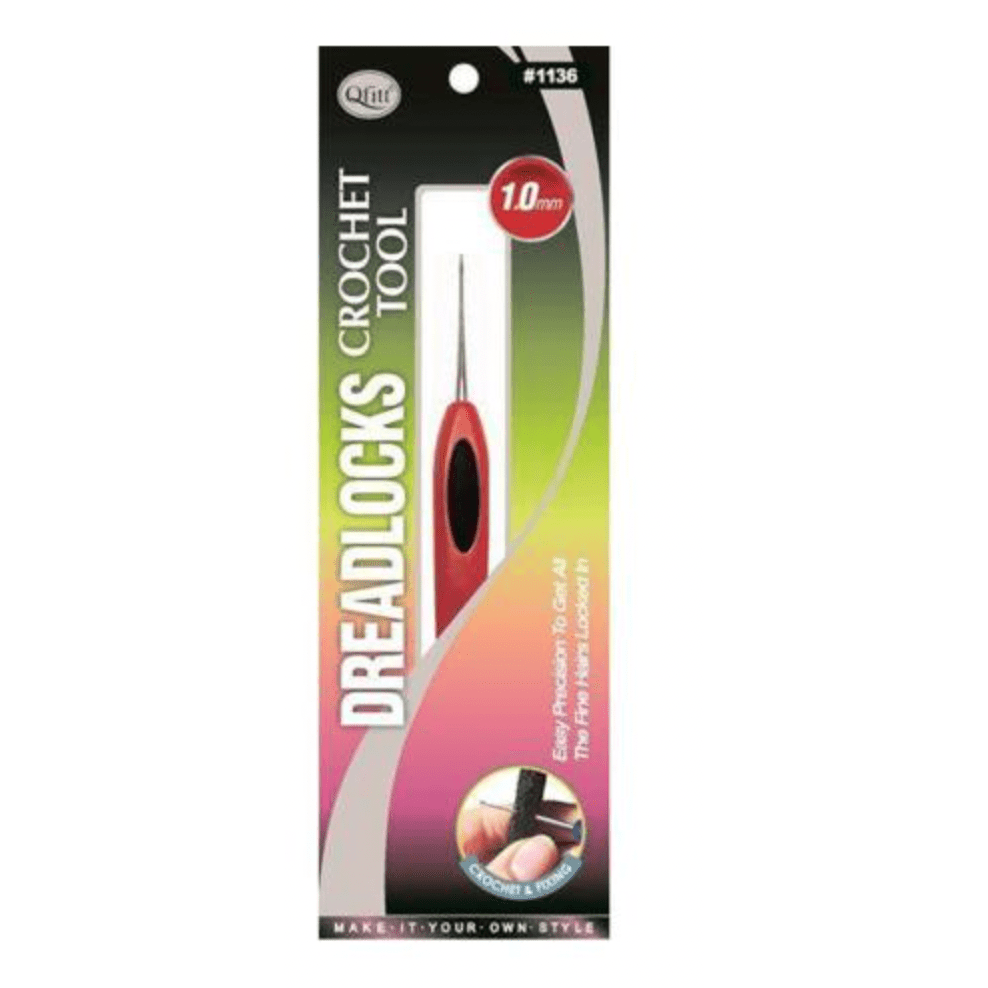 Qfitt Dreadlocks Crochet Tool – Precision Locking, Anti - Slip Grip & Easy Styling | Tool 1136 | - Beauty Exchange Beauty Supply