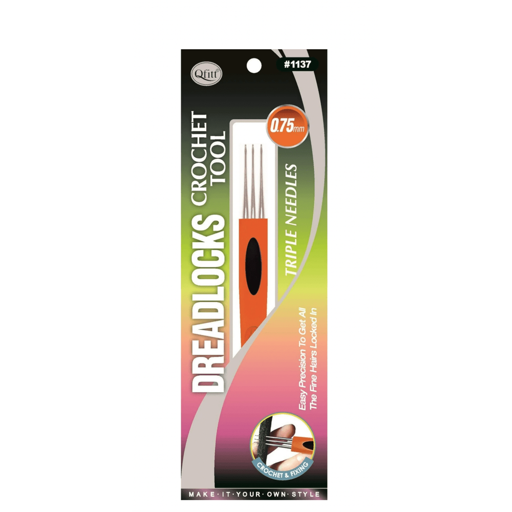 Qfitt Dreadlocks Crochet Tool – Triple Needle for Faster Locing, Tight Grip & Durable Build | Tool 1137 | - Beauty Exchange Beauty Supply