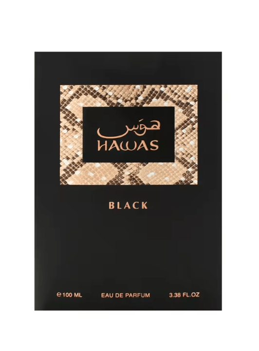 Rasasi Hawas Black Eau de Parfum Spray – 3.4 fl oz - Beauty Exchange Beauty Supply