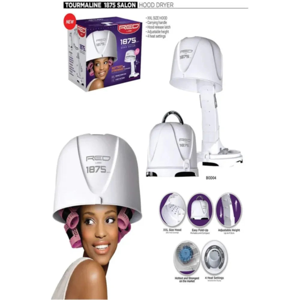 Red by Kiss 1875 Hood Dryer - Beauty Exchange Beauty Supply