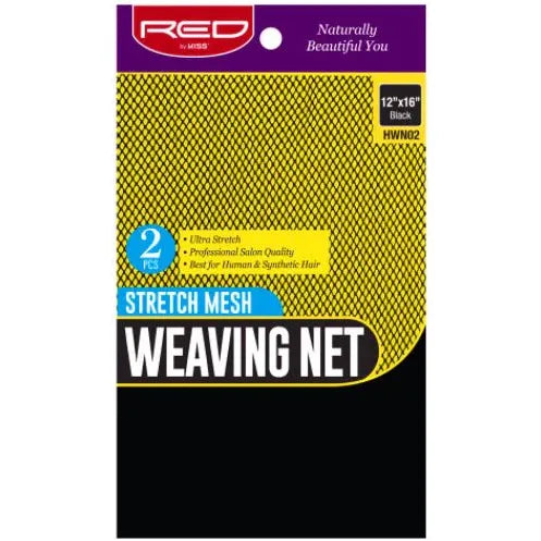 Red by Kiss 2 Pcs Weaving Net | Durable & Breathable Nets for Wig Installs & Sew - Ins | Stretch Net (HWN02), Weaving Net (HWN03) - Beauty Exchange Beauty Supply
