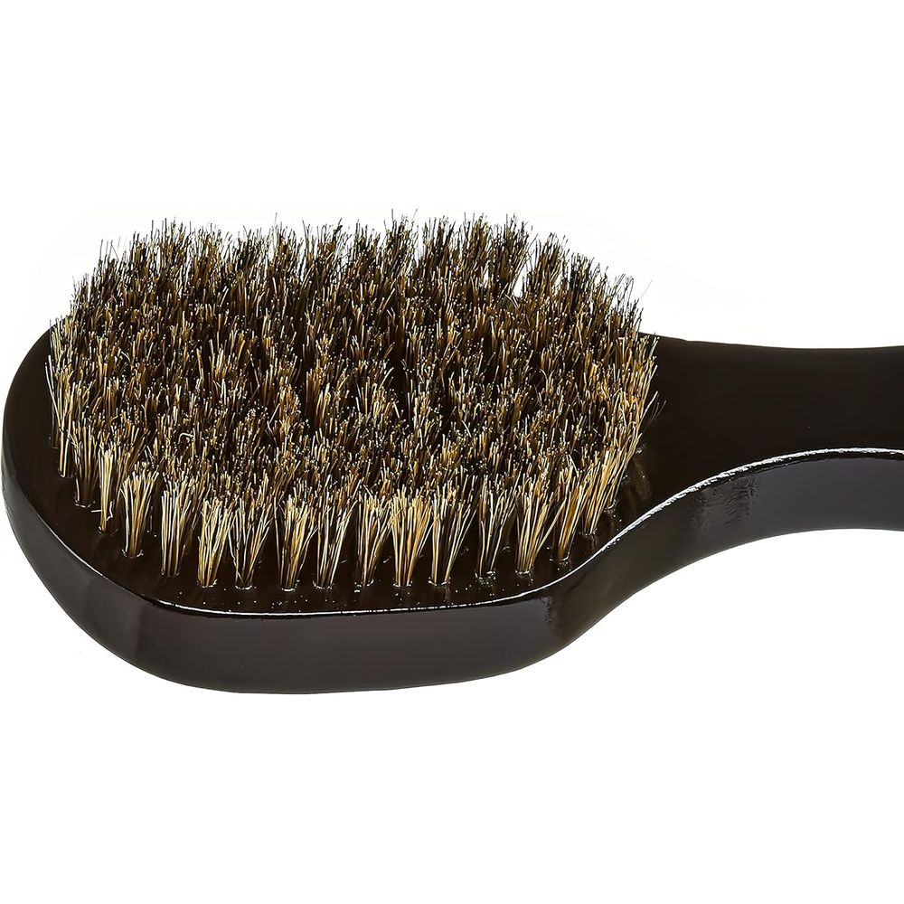 RED by KISS 360 Power Wave X Bow Wow Curved Palm Boar Brush (BR15) – 100% Natural Medium Soft Bristles - Beauty Exchange Beauty Supply