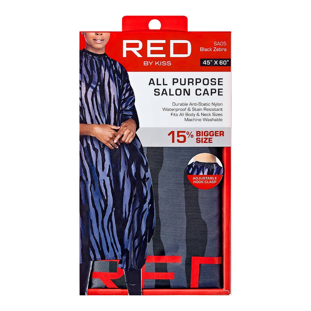 Red by Kiss All Purpose Salon Nylon Cape - Beauty Exchange Beauty Supply