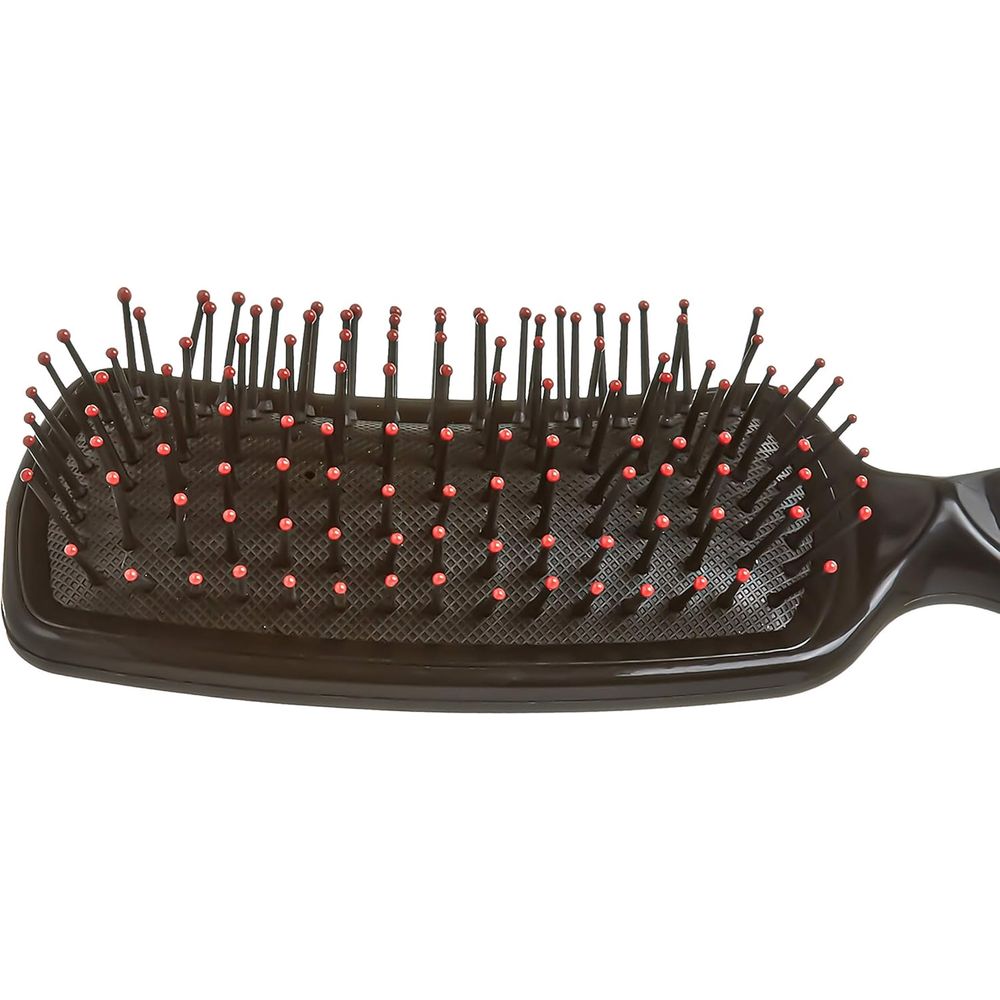 Red by Kiss Banana No Tangles Brush BSH04 – Effortless Detangling & Smooth Finish | Size: Standard Brush - Beauty Exchange Beauty Supply