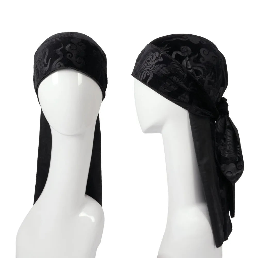 Red by Kiss Bow Wow X Power Wave Sleek Pattern Durag – Stylish Print + Wave Compression | HD94–HD99 - Beauty Exchange Beauty Supply