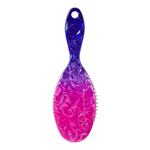Red by Kiss Charcoal Crystal Brush HH82 – Compact Charcoal - Infused Detangler | Size: Travel - Friendly Paddle - Beauty Exchange Beauty Supply