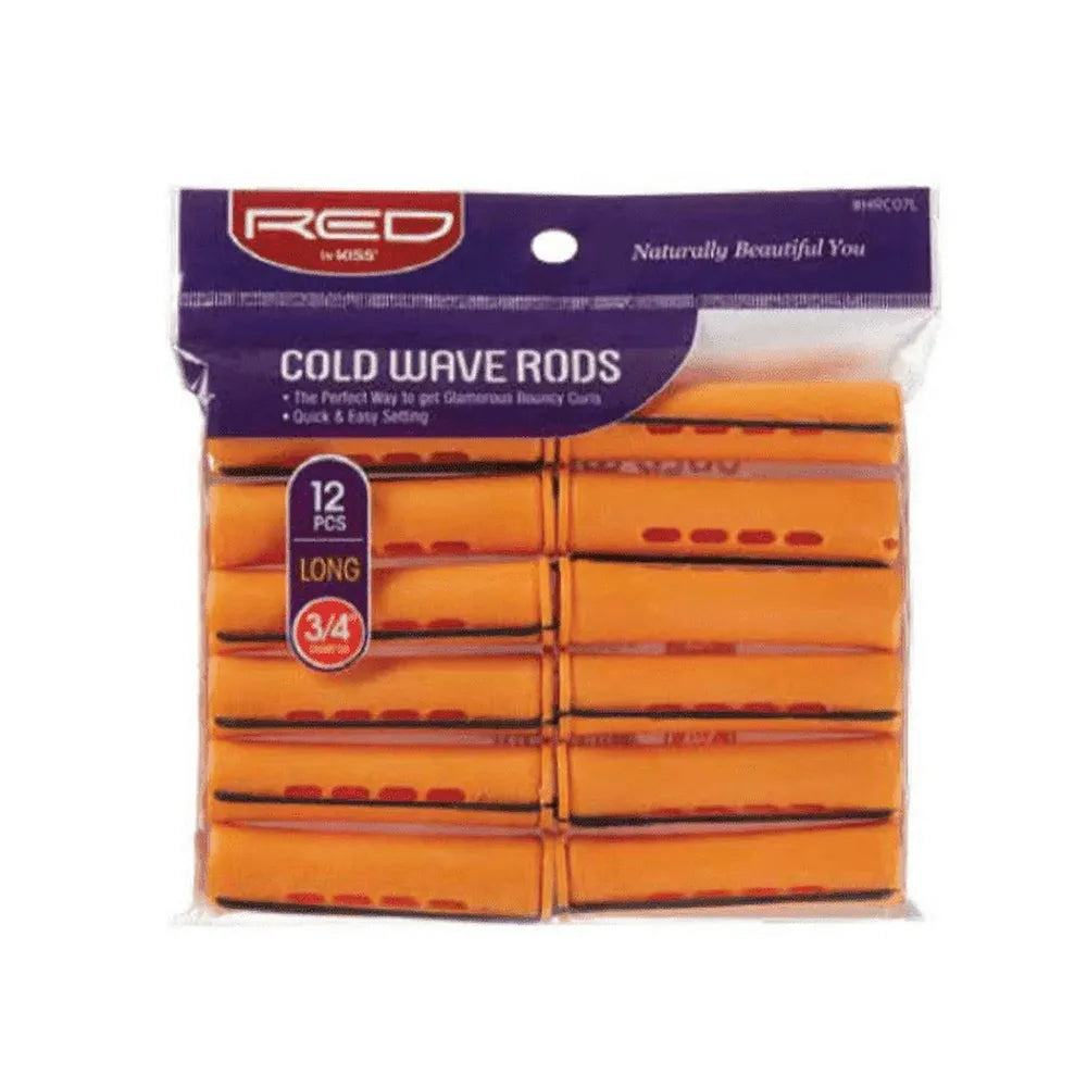 Red by Kiss Cold Wave Rods | HRC01J–HRC07L | Long - Lasting, Defined Curls for All Hair Types - Beauty Exchange Beauty Supply