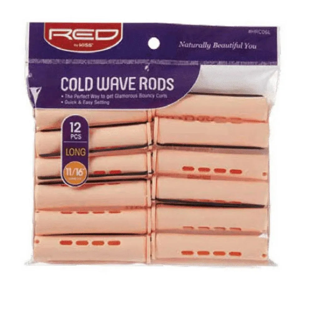 Red by Kiss Cold Wave Rods | HRC01J–HRC07L | Long - Lasting, Defined Curls for All Hair Types - Beauty Exchange Beauty Supply