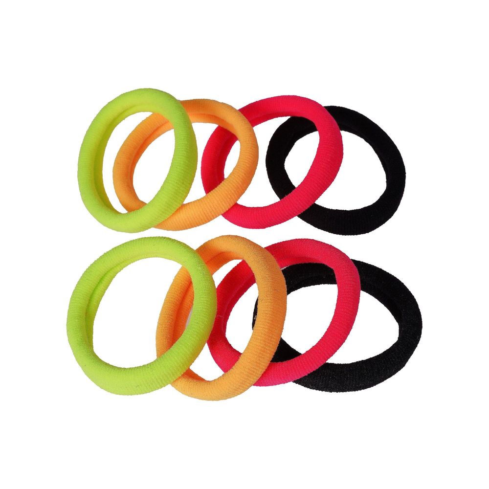 Red by Kiss Color Assorted Ponytail Holders – Small / Medium / Large, No Damage, Strong Hold (HEB51/52/53) - Beauty Exchange Beauty Supply