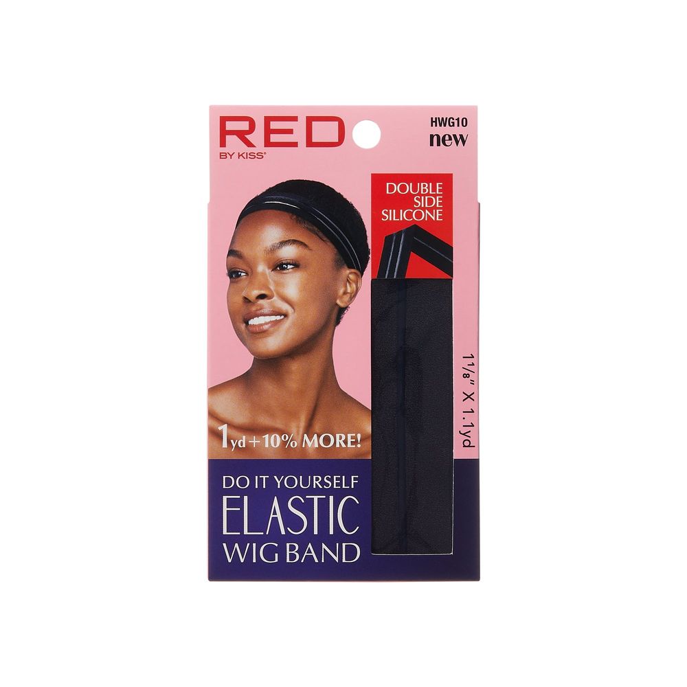 Red by Kiss Comfort & Non - Slip Elastic Wig Band – Secure Fit, No - Slip, No Stress | One Size - Beauty Exchange Beauty Supply