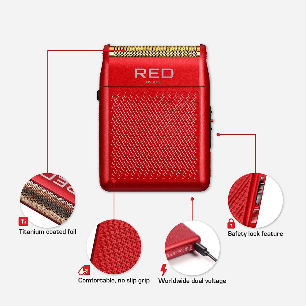 Red by Kiss Cordless Mini Shaver - Beauty Exchange Beauty Supply