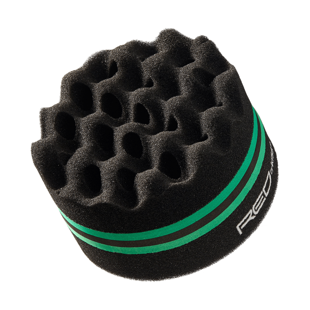 RED by Kiss Curved Dual Sponge Glove TWS07 – 2 - in - 1 Twist Sponge for Clean Curls & Coils - Beauty Exchange Beauty Supply