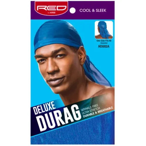 Red by Kiss Deluxe Durag Assorted – Premium Fit for Waves & Protective Styles | Multiple Colors - Beauty Exchange Beauty Supply
