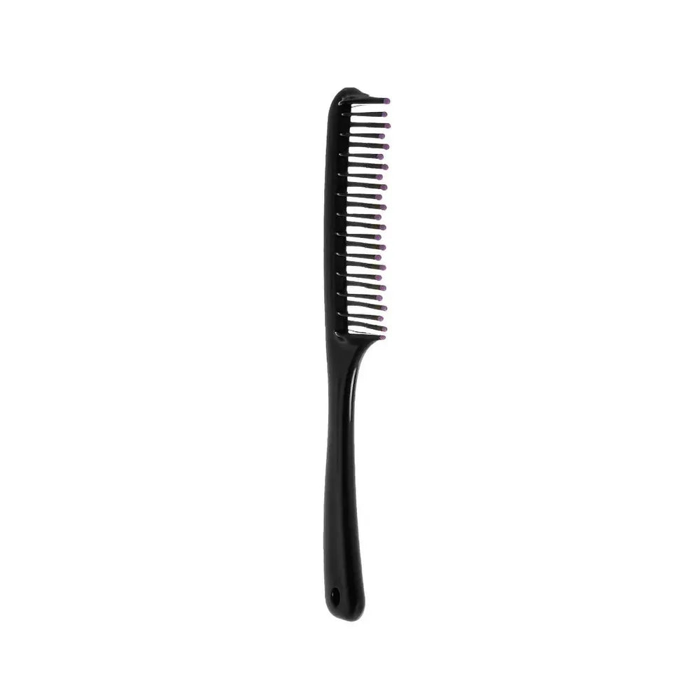 Red by Kiss Detangler Comb – Black, Smooth Glide for All Hair Types | HM55 | Gentle on Knots, Strong on Control - Beauty Exchange Beauty Supply