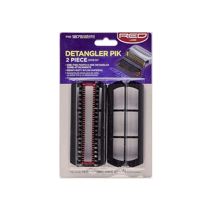 Red by Kiss Detangler Pik 2 - Piece Comb Set - Beauty Exchange Beauty Supply