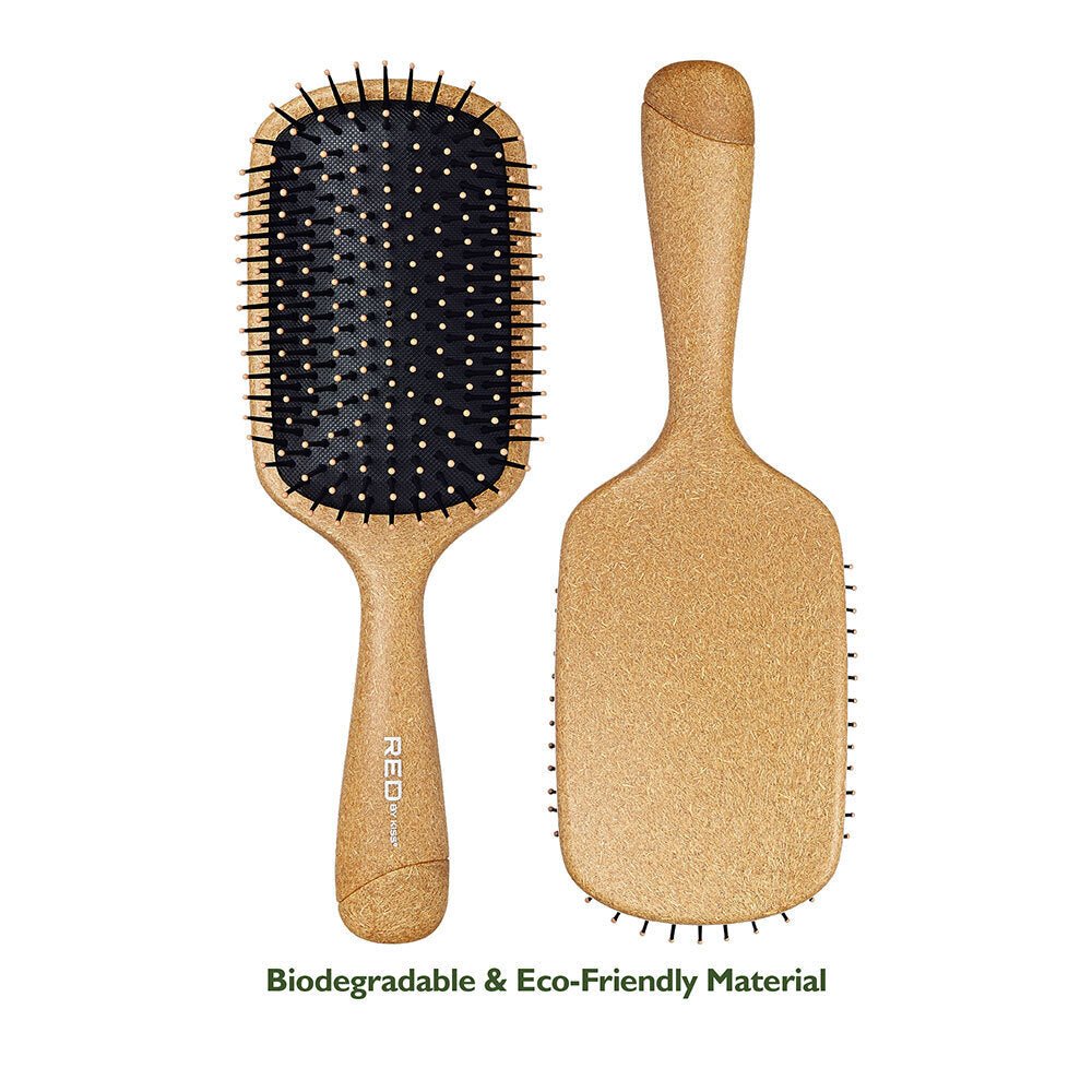 Red by Kiss Eco Plant Fiber Brush HH85 – Sustainable & Gentle Hair Care | Size: Standard Brush - Beauty Exchange Beauty Supply