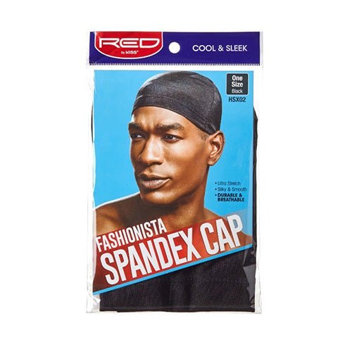 Red by Kiss Fashionista Spandex Cap – Sleek, Stretchy Fit for Everyday Style & Comfort - Beauty Exchange Beauty Supply