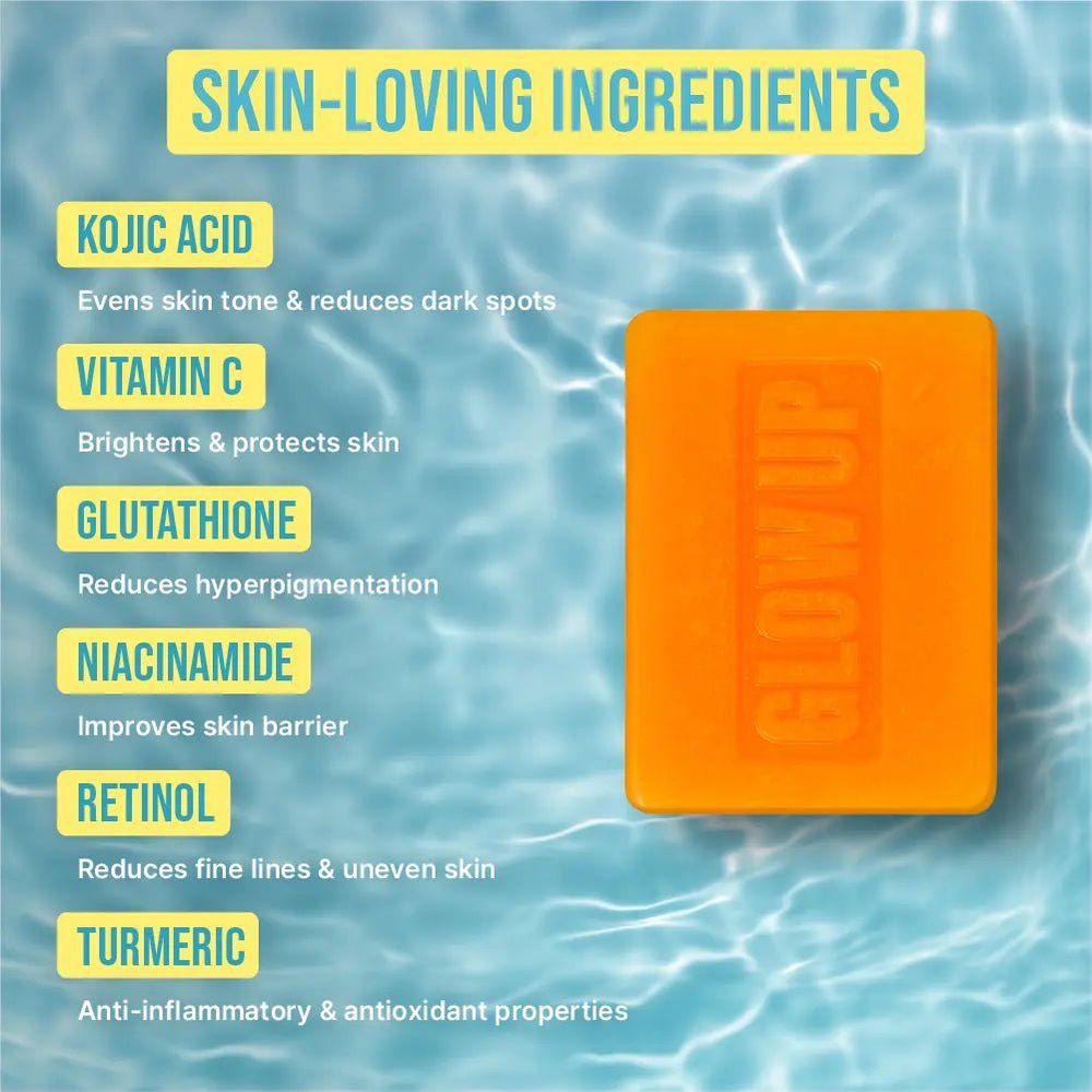 Red By Kiss Glow Up Bar Soap Kojic Acid & Turmeric - 5.29oz - Beauty Exchange Beauty Supply