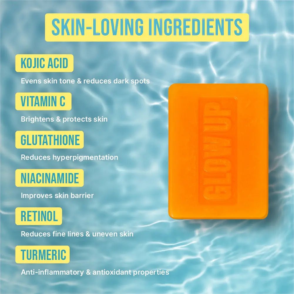 Red By Kiss Glow Up Bar Soap Kojic Acid & Turmeric - 5.29oz - Beauty Exchange Beauty Supply