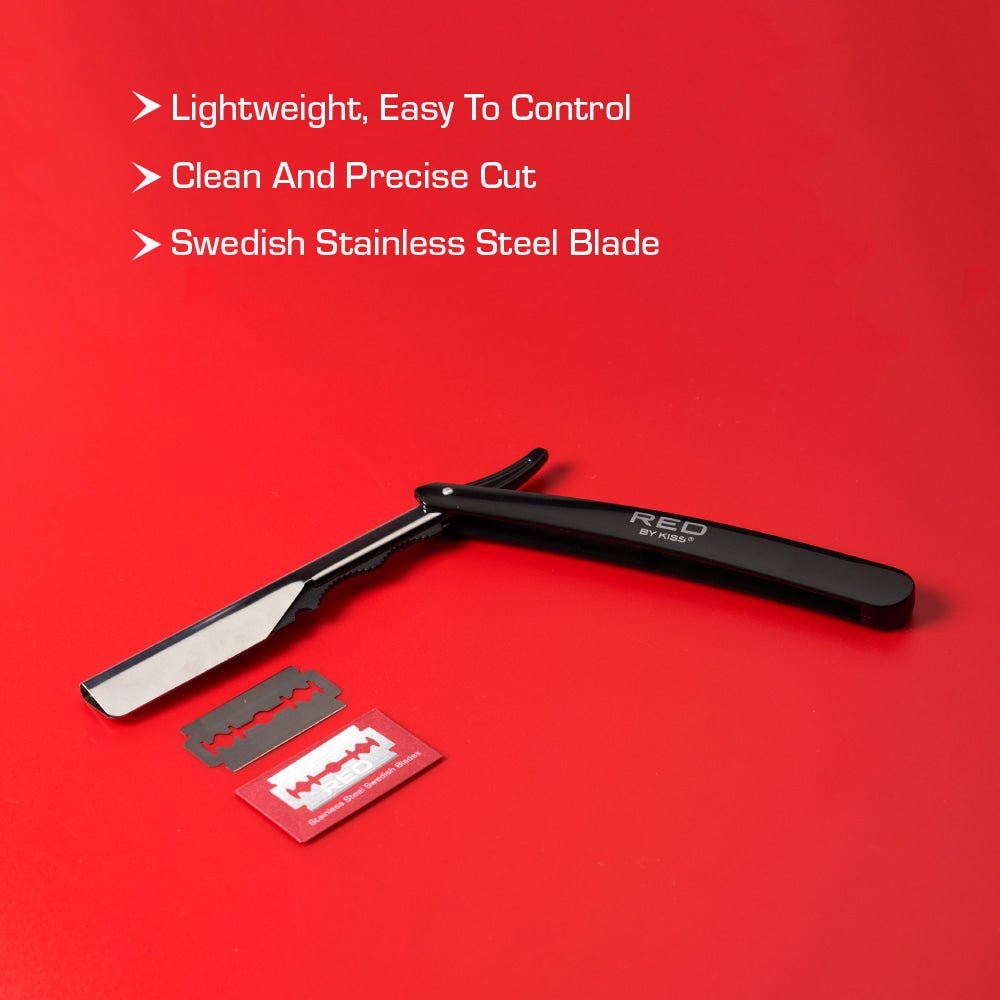 Red by Kiss Hair Shaver with 2 Blades - Beauty Exchange Beauty Supply