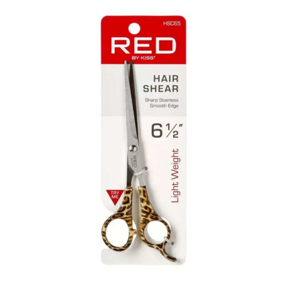 Red by Kiss Hair Shear 6½" – HSC65 | Long Blades for Smooth, Professional Cuts - Beauty Exchange Beauty Supply